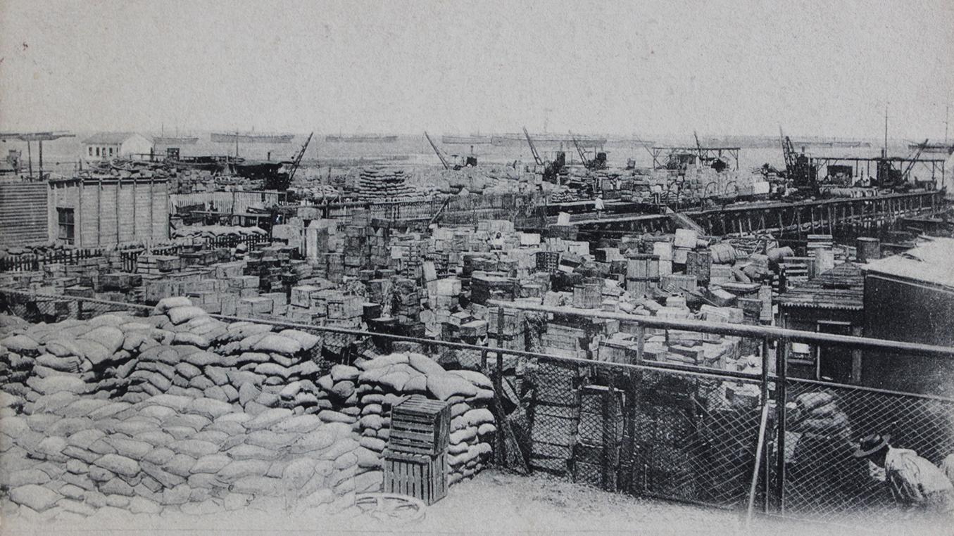 Muelle Miraflores. Antofagasta, c. 1900.