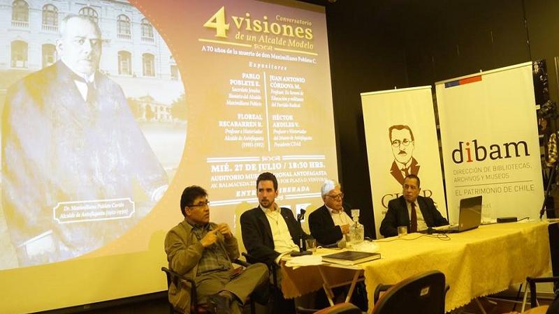 Panel de expositores