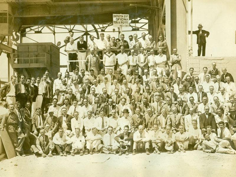 Trabajadores Oficina Pedro de Valdivia, 1931