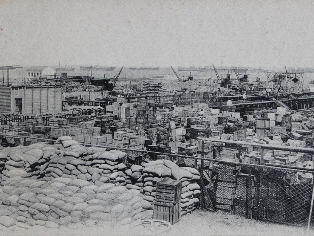 Muelle Miraflores. Antofagasta, c. 1900.