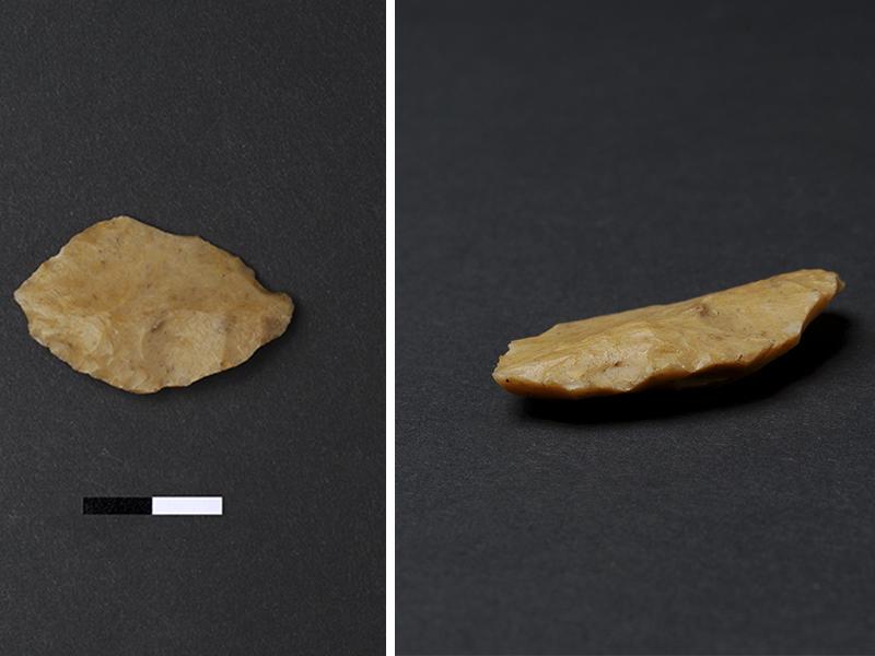 Cuchillo raedera de sílice