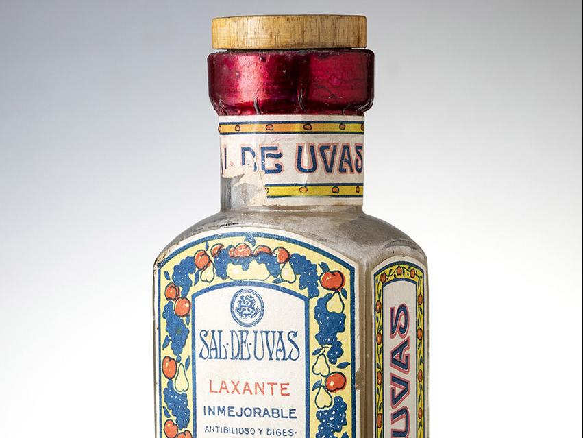 Botella de sal de uvas