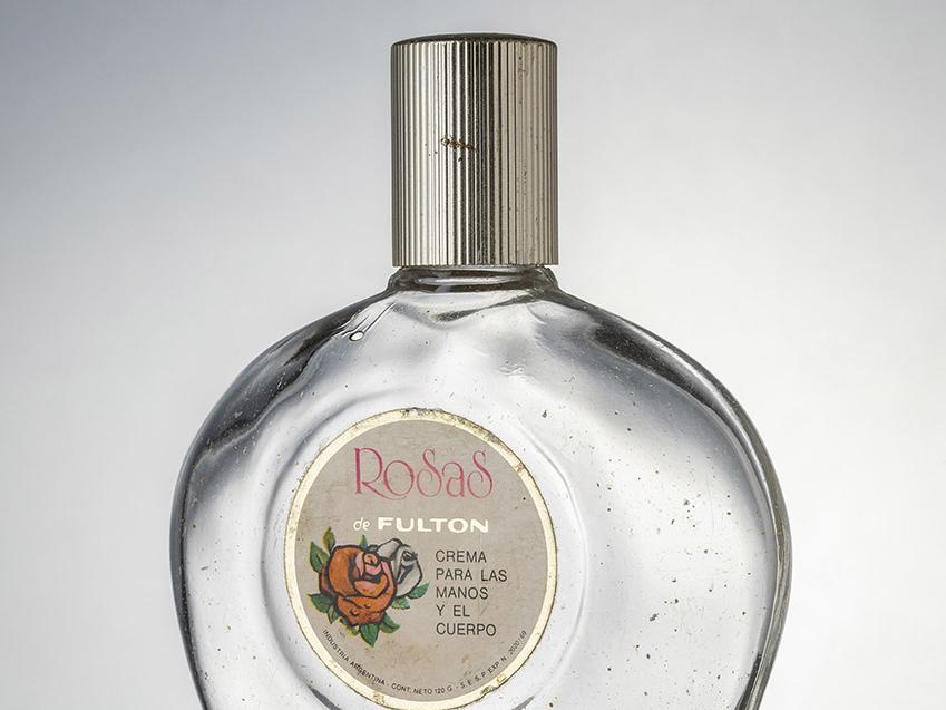 Botella de crema Rosas de Fulton