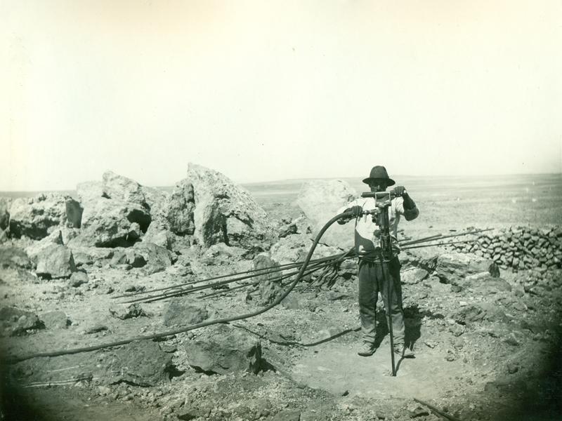 Perforando para cargar un tiro