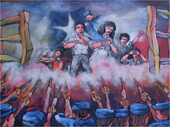 Pintura inedita del destacado artista regional Raúl Navarrete "Lito"
