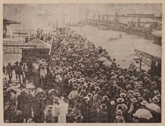 Protesta obrera en Antofagasta 2 años antes de la masacre (1904)