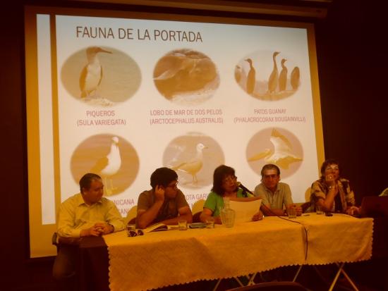 Panelistas conversatorio "postales Urbanas de Antofagasta"