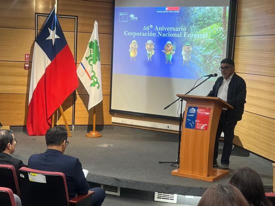 Ponencia en aniversario de Conaf