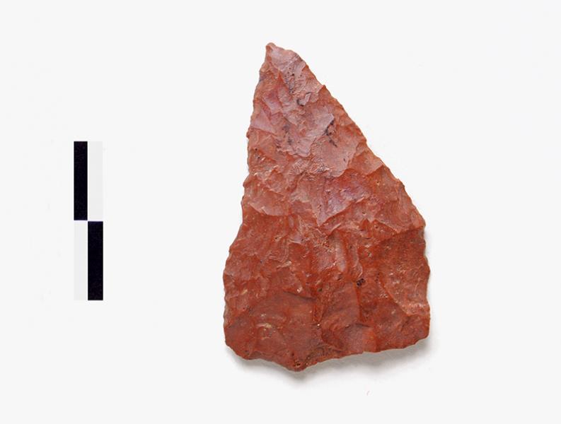 Punta de proyectil triangular