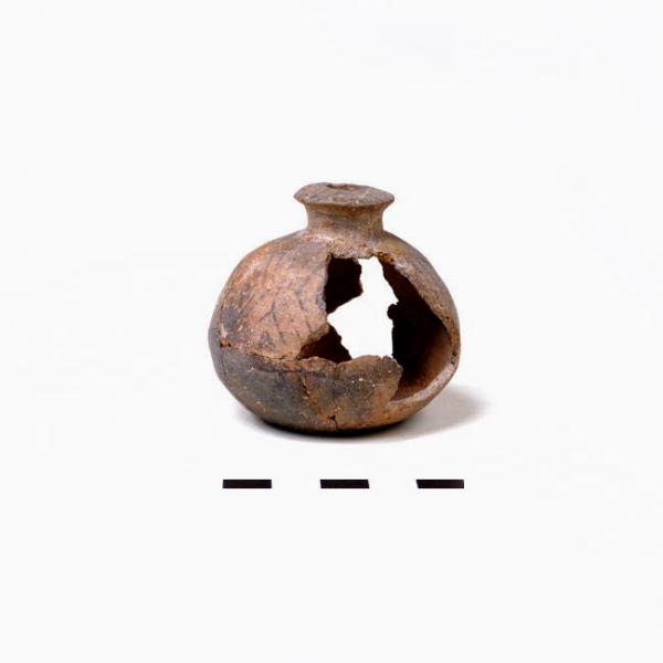 Botella miniatura de cerámica