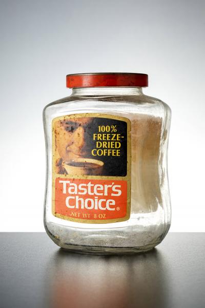 Frasco de café Taster's Choice