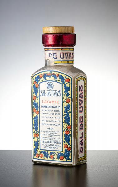 Botella de sal de uvas