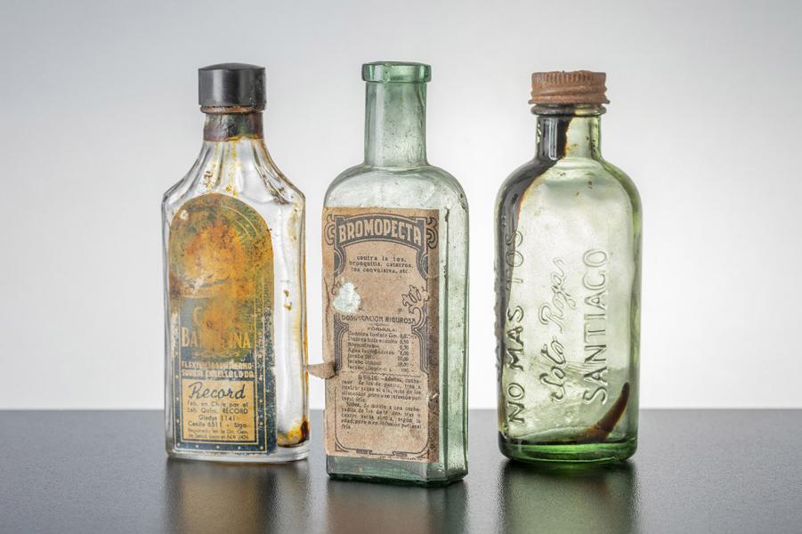 Botella de producto capilar y botellas de medicina Botella de producto capilar y botellas de medicina